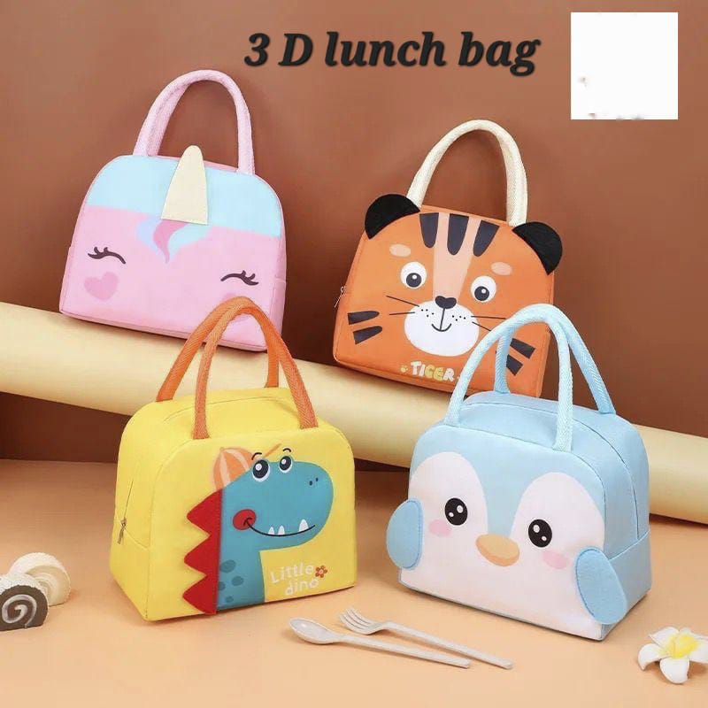 3D insulated lunch bag